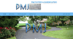 Desktop Screenshot of pmjpaving.com